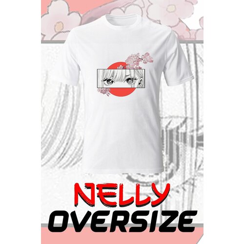 фото Футболка, размер 54, розовый, черный nelly studio