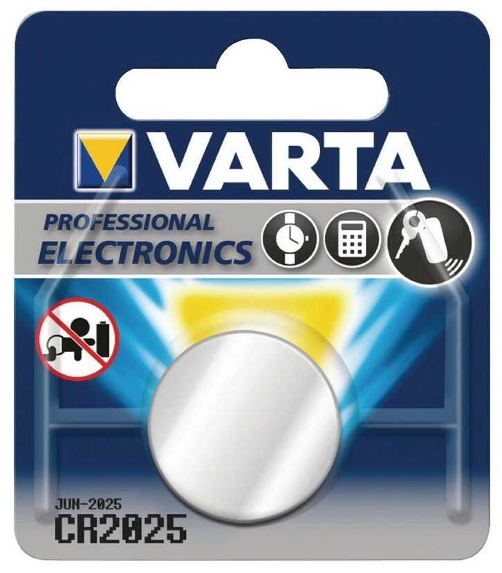 Батарейка VARTA CR2025 6025 BL1