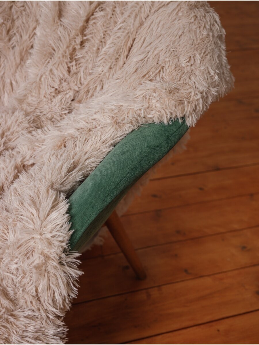 Плед травка 220х240 евро на диван кресло - фотография № 2