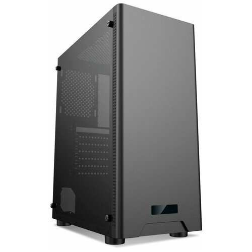 Корпус ATX Formula CL-3301B TG, Midi-Tower, без БП, черный корпус atx zalman z8 tg без бп чёрный