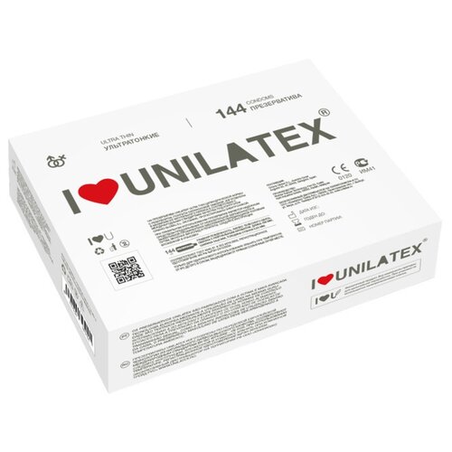 Ультратонкие презервативы Unilatex Ultra Thin - 144 шт.