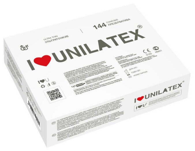 Unilatex /Презервативы Unilatex Ultra Thin 144 шт., ультратонкие.