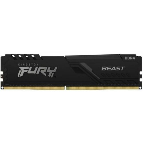 Модуль памяти DDR4 8GB Kingston FURY KF426C16BB8 Beast Black 2666MHz CL16 1RX8 12V 288-pin 8Gbit 452600₽
