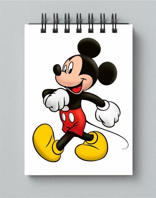 Блокнот Mickey Mouse, Микки Маус №2, Размер А5: 15 на 21 см