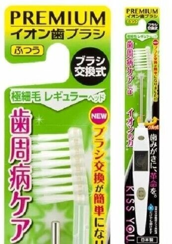Hakuba Dental Ионная зубная щётка классическая, средней жёсткости, ручка + 1 головка