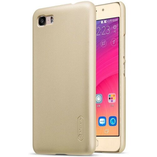 Накладка пластиковая Nillkin Frosted Shield для Asus Zenfone 3S Max ZC521TL золотая накладка пластиковая nillkin frosted shield для asus zenfone 4 max plus zc550tl белая