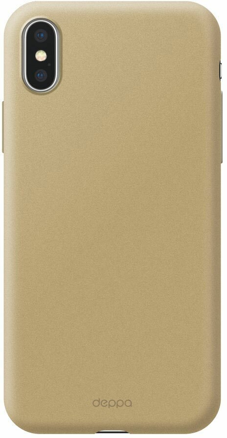 Чехол-крышка Deppa Air Case для iPhone X, пластик, розовое золото - фото №10
