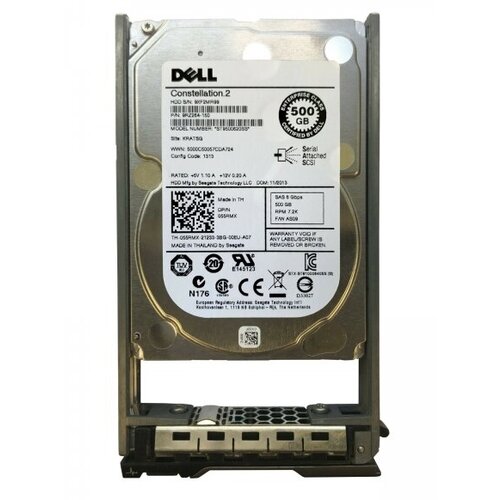 Жесткий диск Dell 9RZ264-150 500Gb SAS 25 HDD 3378500₽