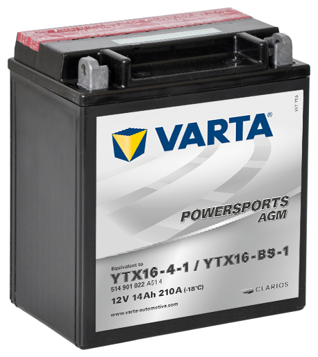 Аккумулятор VARTA Powersports AGM 514 901 022 A514