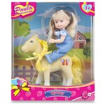 Игровой набор M&C Toy Centre Paula Прогулка с пони Блондинка, 10 см, MC23034b - изображение