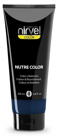 Nirvel Nutri Color Гель-маска для волос синий, 200 мл