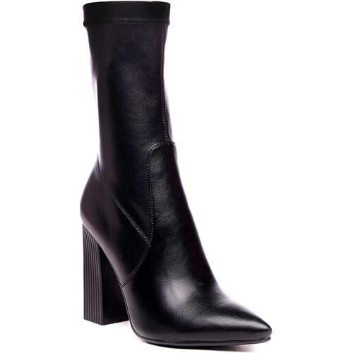 фото Полусапоги vitacci 1842705-1 женский черный искусственная кожа 36