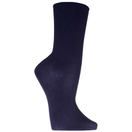 фото Женские носки гамма высокие, бесшовные, размер 23-25(36-40), синий