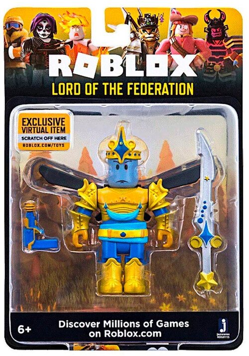 Фигурка героя ROBLOX Lord of the Federation + Виртуальный предмет