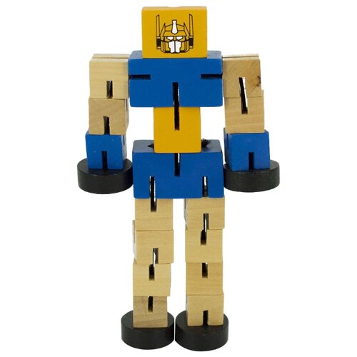 фото Головоломка dolemikki игрушечный робот (wj0086-05) бежевый/синий/желтый