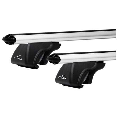 фото Багажник lux классик аэро 52 на рейлинги, 1.2 м серый