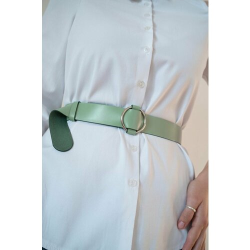 фото Ремень rada leather, размер m/l, бирюзовый