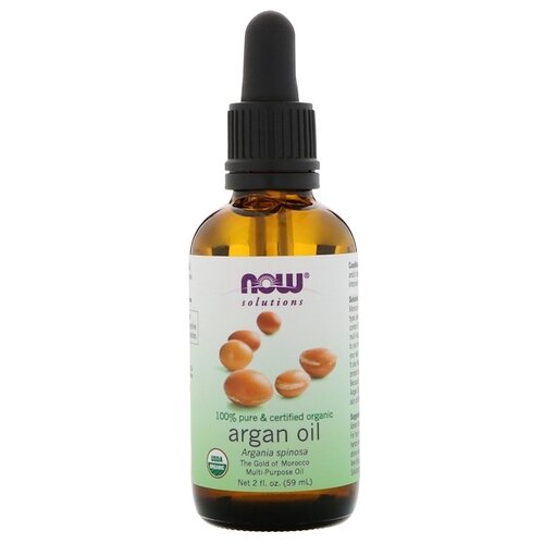 NOW Масло для тела Argan Oil Organic, 59 мл