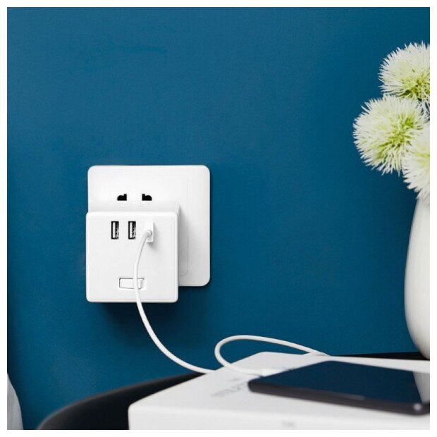 Разветвитель Mijia Rubiks Cube Converter Wireless Edition без провода MJZHQ3-01QM