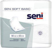 Seni Soft Basic простыни (пеленки) 90х60см 30 шт