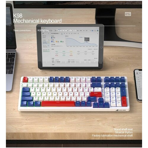 Клавиатура Attack Shark K98 RGB Red SwitchBRW Color 530000₽