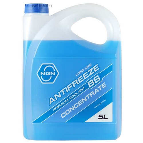 Ngn Antifreeze Bs Антифриз, Концентрат, Синий (5l) NGN арт. V172485315