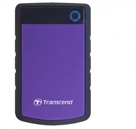 Внешний жесткий диск Transcend StoreJet 25H3, 1 ТБ, USB 3.1 Gen 1 (TS1TSJ25H3P) фиолетовый