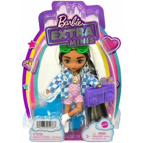 Кукла Barbie Экстра, HGP64 брюнетка со светлыми прядями