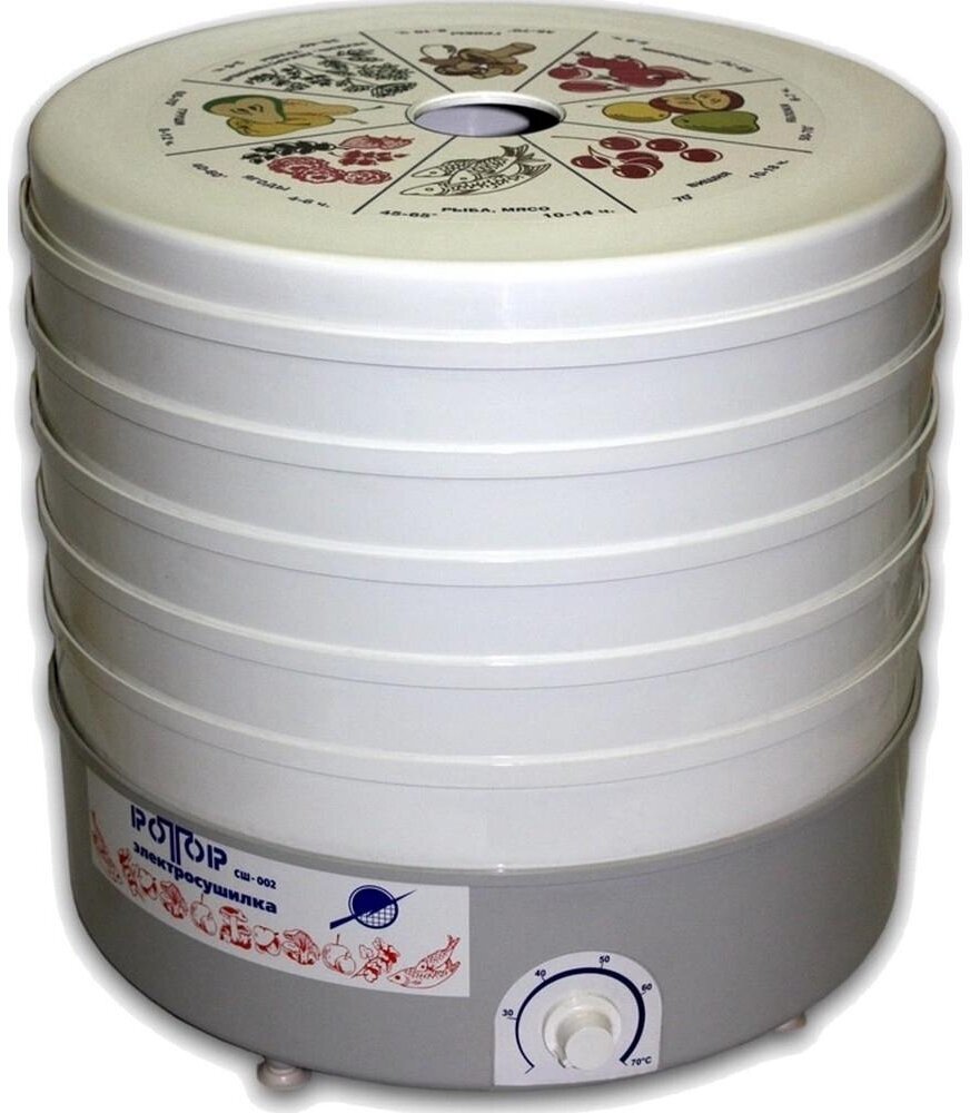 Сушилка для продуктов Ротор Дива СШ-007-04 5под. белый