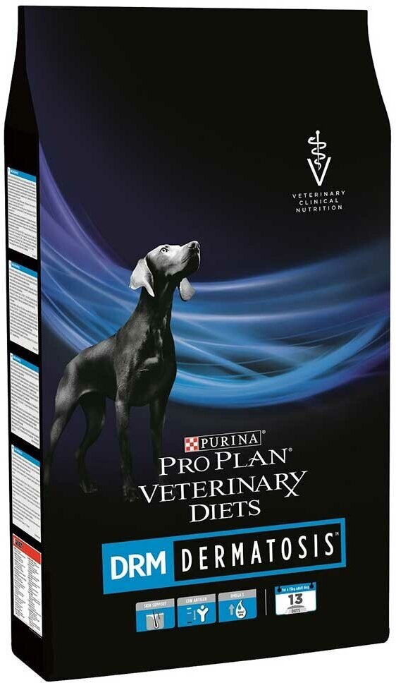 Сухой корм Purina Pro Plan Veterinary Diets DRM для собак, при дерматозах, 12кг Purina ProPlan - фото №10