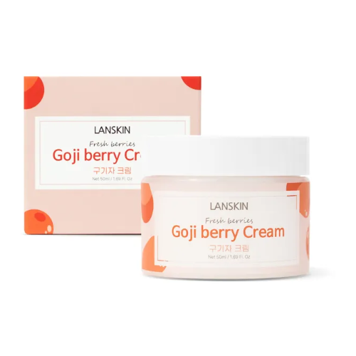 LanSkin Fresh Berries Cream Goji Berry Омолаживающий крем для лица с экстрактом ягод годжи, 50 мл