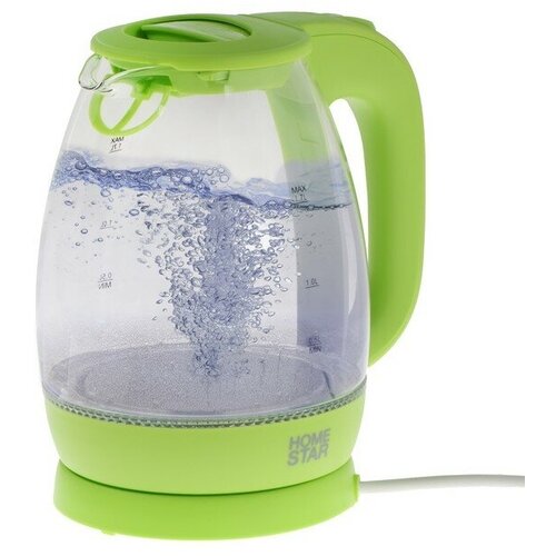 Чайник электрический Homestar HS-1012 стекло 17 л 2200 Вт зеленый 294400₽