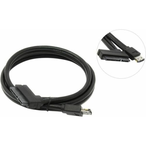 Конвертер Espada ESATA -SATA +Dual Voltage Power cable SE-PESATA2-0,7m, Espada 2.5 3.5