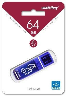 USB флеш (SMARTBUY (SB64GBGS-DB) 64GB GLOSSY SERIES DARK BLUE USB 3.0)