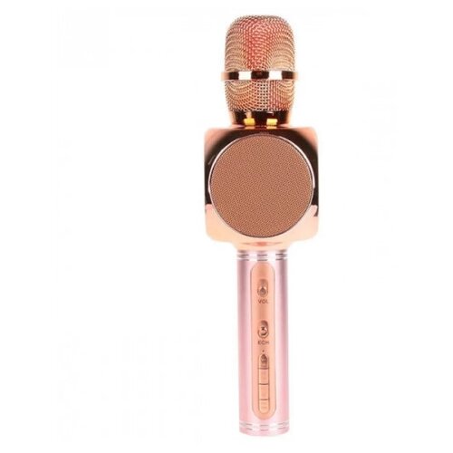 Микрофон караоке беспроводной SU-YOSD YS-63 С функцией изменения голоса розовое золото 219900₽