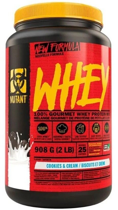 Сывороточный протеин Mutant Whey 908 г, Печенье с Кремом