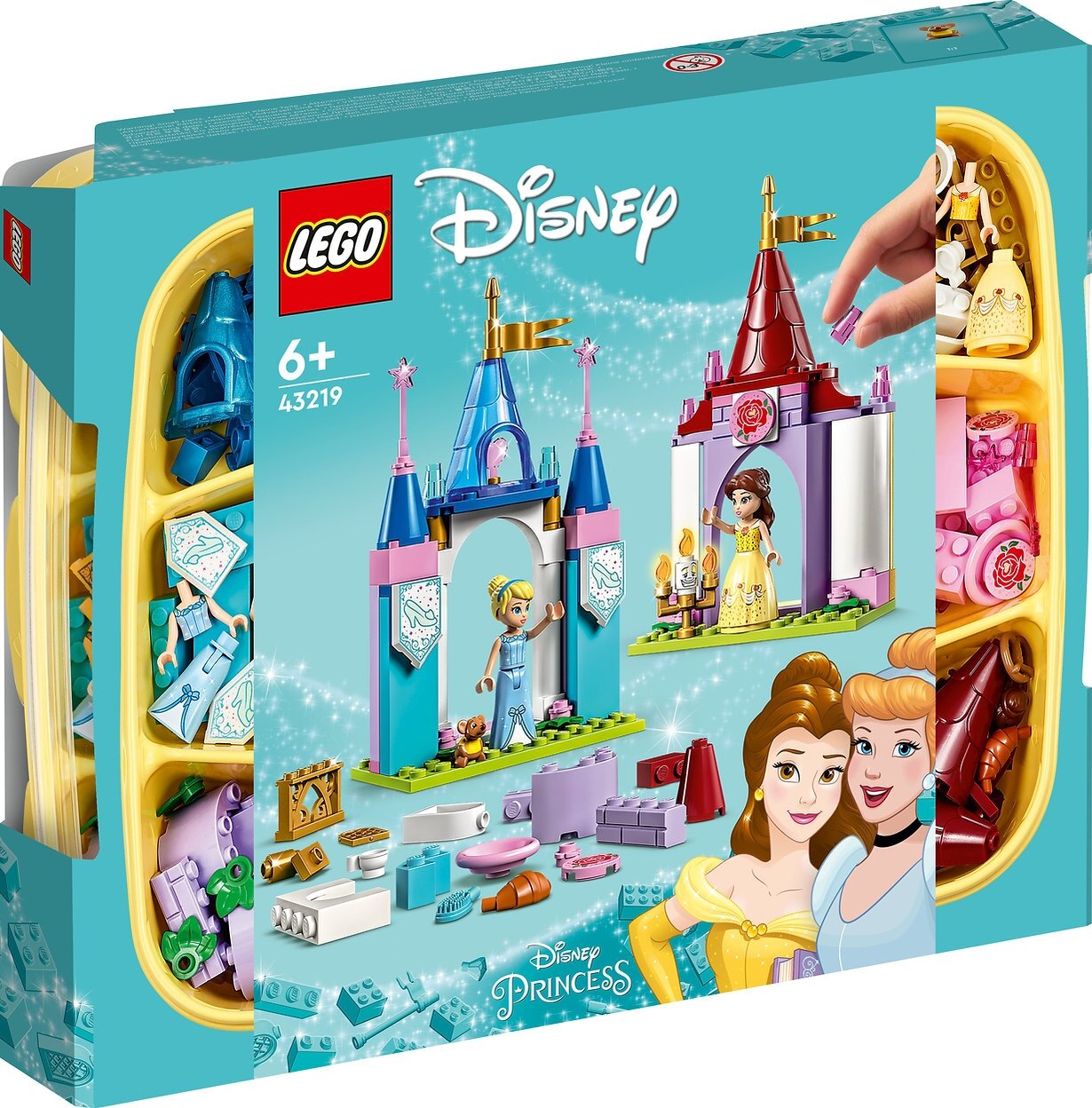 Конструктор LEGO Disney 43219 Творческие замки принцесс Диснея, 140 дет.