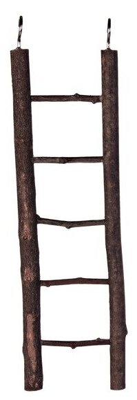Trixie Лестница для птиц деревянная, с корой 5 шагов