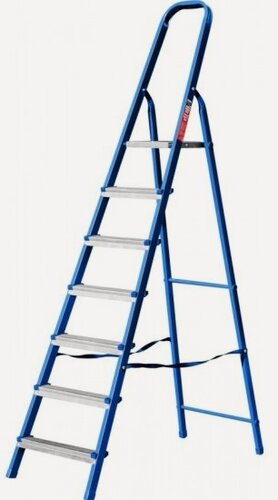 Изображение товара Стремянка Mirax стальная, 7 ступеней, 141 см, 38800-07