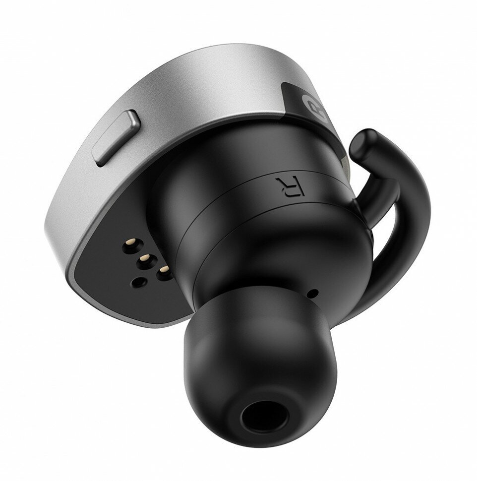 Гарнитура EDIFIER TWSNB, Bluetooth, вкладыши, серый/черный - фото №4