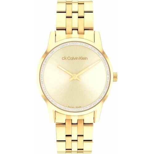 Наручные часы CALVIN KLEIN Швейцарские наручные часы Calvin Klein 25000021, золотой