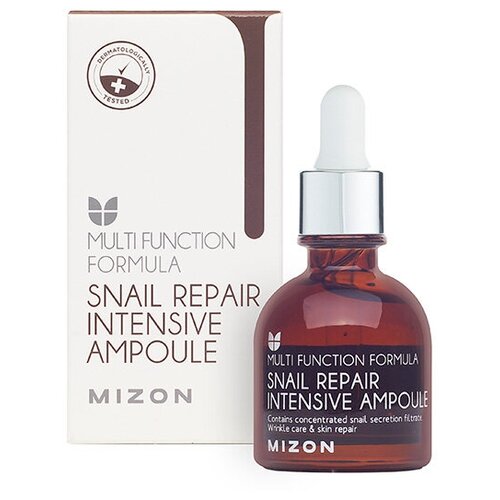 Восстанавливающая сыворотка с улиточным экстрактом, 30 мл/ Snail Repair Intensive Ampoule, Mizon (Мизон)