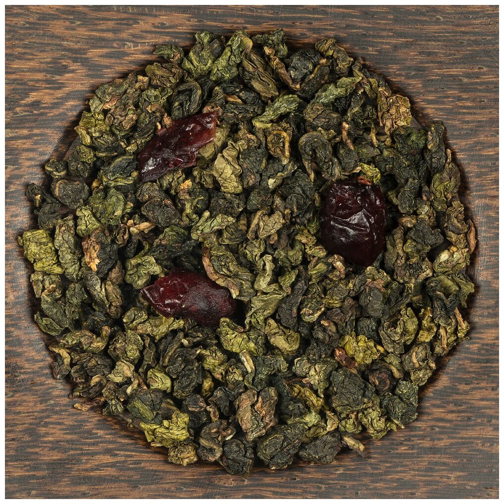Чай зеленый Вишневый Улун, китайский классический листовой весовой "JustMont ", 50 гр - фотография № 3