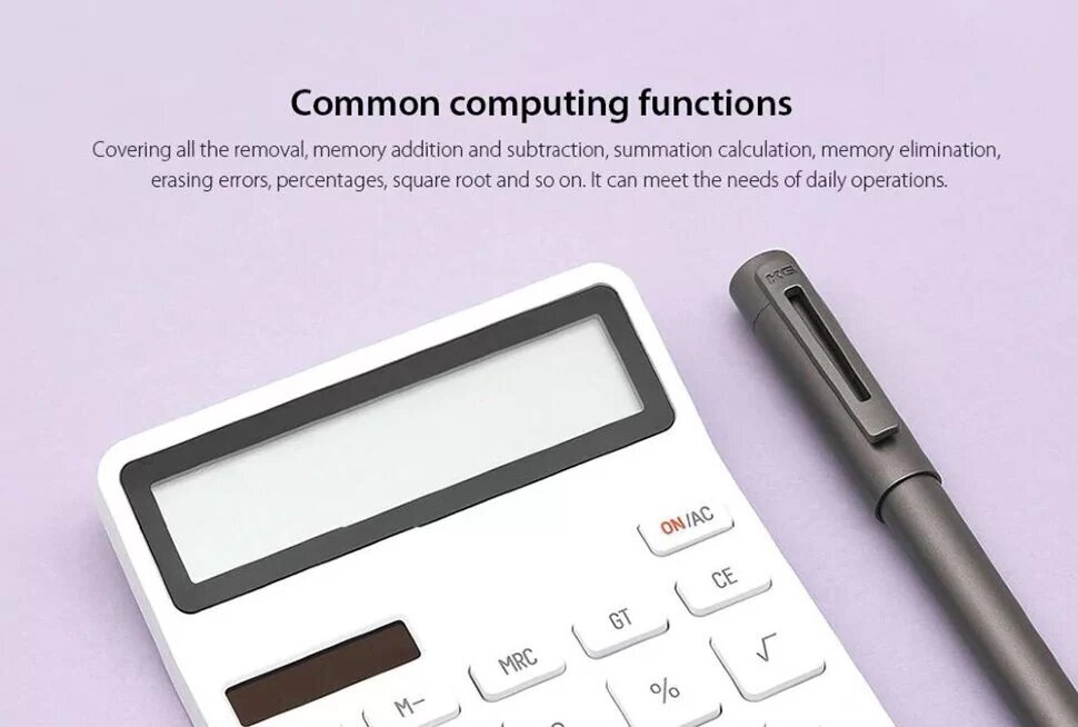 Компактный калькулятор Xiaomi Kaco Lemo Desk Electronic Calculator (K1412) - фото №6