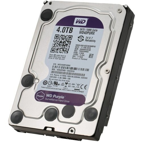 Жесткий диск Western Digital WD Purple Surveillance WD42EJRX 4 ТБ