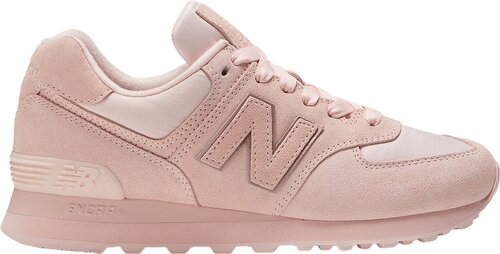 Кроссовки New Balance, натуральная кожа, размер 8.5, розовый