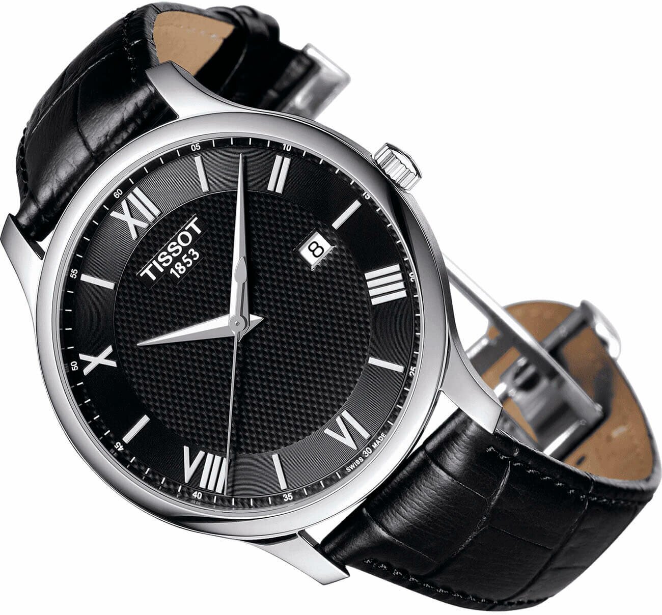 Наручные часы TISSOT T063.610.16.058.00, черный, серебряный - фотография № 5