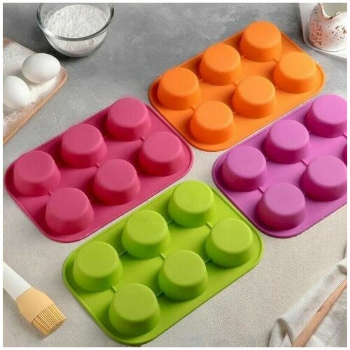 Форма для кексов 6 ячеек 337₽