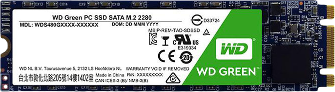 Твердотельный накопитель Western Digital WD Green SATA 120 ГБ SATA WDS120G2G0B