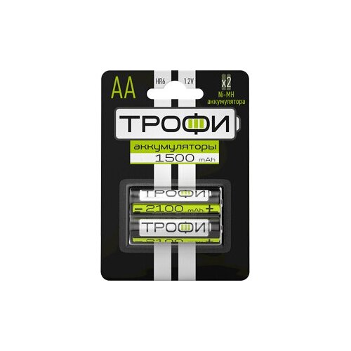 Трофи Аккумулятор Трофи HR6-2BL 1500mAh, 2шт